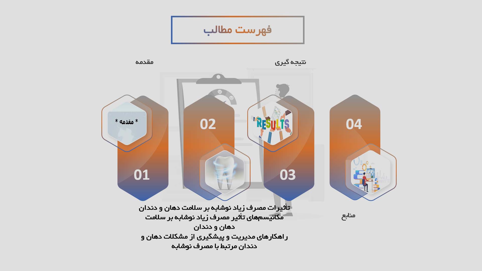 پاورپوینت تأثیر مصرف زیاد نوشابه بر سلامت دهان و دندان